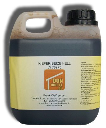 Holzbeize Beize Kiefer hell 1000 ml
