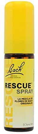 Bach - Rescue Spray, Complemento Alimenticio con Flores de Bach, 20 ml | Ingredientes de Origen Natural, Ayuda para la Gestión de Emociones, Uso Diario, Formato Spray, Fácil de Aplicar, Adultos