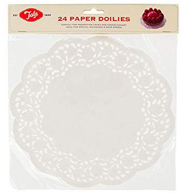 Tala 24 Paper Doilies, White | 26cm | Originals