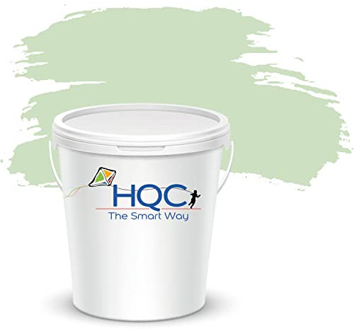 HQC Weather Shield Smooth Masonry Paint | 5L in 30+ Colours | Storm Proof, Scrub Resistance & Waterproof | Weatherproof Technology Designed with Acrylic Resin for Ultimate Protection Mint Green