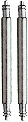 2 Stück 22mm Eichmüller Premium Edelstahl Federstege Pins Stifte Spring Bars 1,5mm Ø für Uhren Armbänder