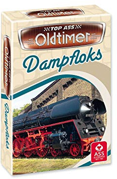 ASS Altenburger 22571453 - TOP ASS Oldtimer - Dampfloks, Quartett, Kartenspiel