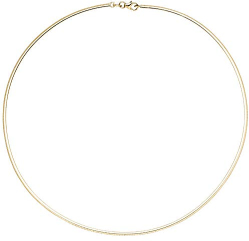 2mm Halsreif Reif Kette 333 Gold Gelbgold flach 42cm Halskette Halsschmuck