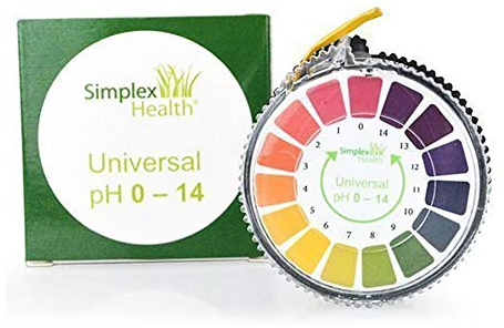 Simplex Health pH-Indikator Lackmus-Test Papier-Streifen Roll, 0-14 Für Wasser - 5 Meter