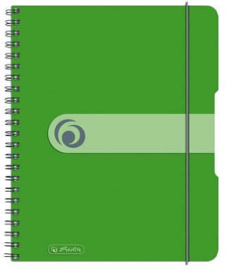 Herlitz To Go Spiralblock, A5, Grün, 80 Blatt