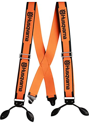 Husqvarna 505618510 Bretelle con Passanti in Pelle, Multicolore, 130 Uomo