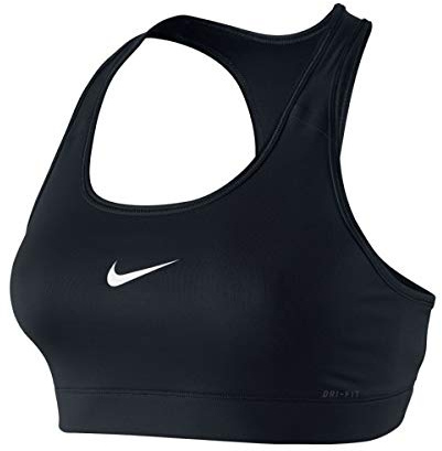 NIKE Damen Sport-BH Victory Compression, Schwarz (Black/White)_010, XL