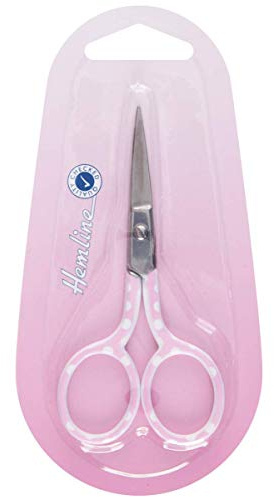 Schere mit Punkten, 8,9 cm, Pink