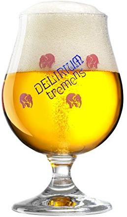 Delirium Tremens Beer Chalice Glass 33cl Official Delirium Tremens Elephant Beer Glass