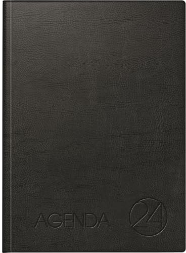 Brunnen 1078811 Dienstleistungskalender Agenda 24, 1 Seite = 1 Tag, 210 x 290 mm, Schaumfolien-Einband, Kalendarium immerwährend