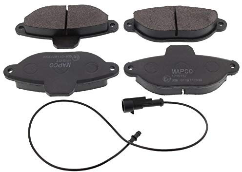 Mapco 6375 - Kit Pastiglie Freno, Freno A Disco