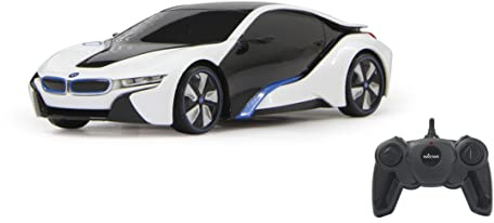 JAMARA BMW I8 1:24 2,4GHz - offiziell lizenziert, ca zu 1 Stunde Fahrzeit bei ca. 9 Km/h, perfekt nachgebildete Details, hochwertige Verarbeitung
