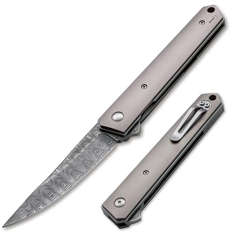 BÖKER PLUS Taschenmesser Kwaiken Flipper Damast