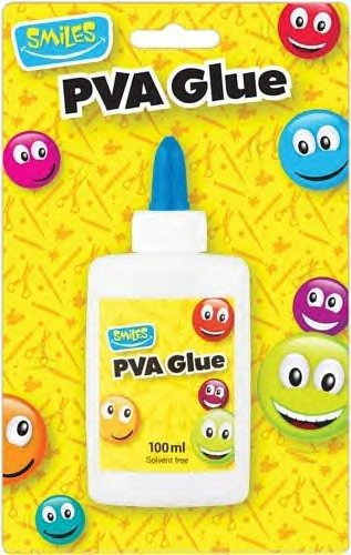PACK OF 3 - Smiles PVA Glue (100ml)