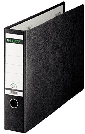 Leitz, raccoglitore 180, A3, orizzontale, in cartone, nera A3 Nero