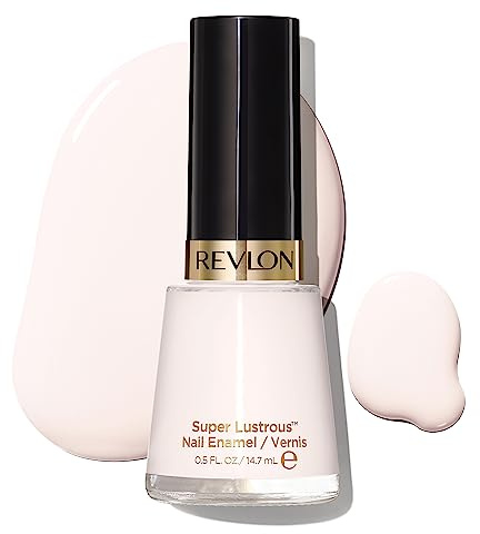 Revlon Esmalte de uñas Super Lustrous Nail Enamel con vitamina E y resistente. Tono 909 Sheer Petal