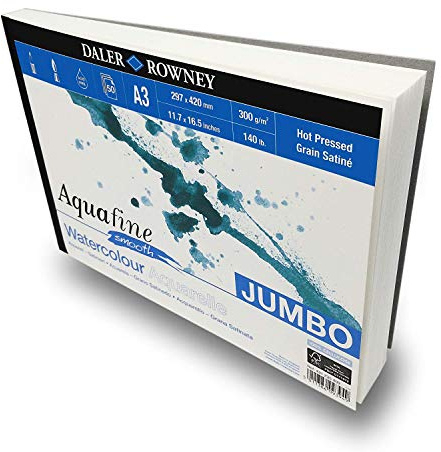 Daler Rowney Inc. Jumbo Glatt Aquarellpapier A3 UK