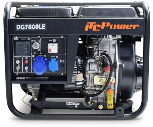 ITCPower - DG7800LE Generador Diésel Monofásico ITCPower - IT-DG7800LE