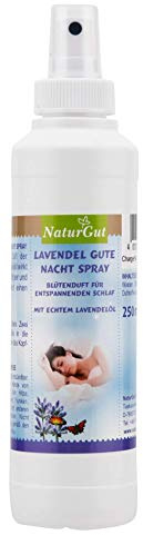 Lavendel Gute Nacht Spray 250ml mit echtem Lavendel für einen entspannenden Schlaf Lavendelspray Raumspray Duftspray
