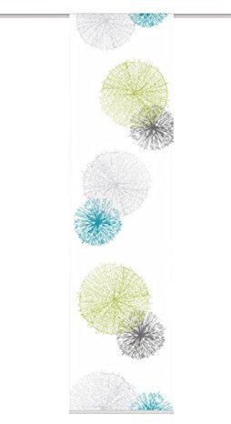 Home fashion Rawlins Schiebevorhang, Polyvinylchlorid, Grün, 245 x 60 cm