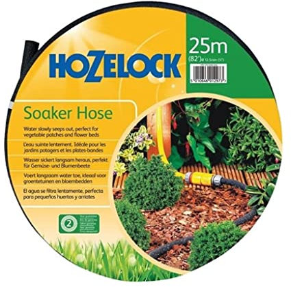 HOZELOCK - Porous Hose 25 m : Microporous Hose for Economical Watering, Without Wasting Water. Ideal for Flowerbeds, Vegetable Gardens and Greenhouses: Ready to Use [6764P0000]