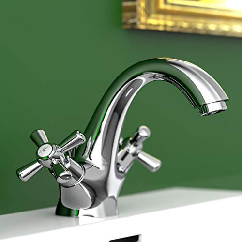 EISL Waschtisch-Zweigriffarmatur Nostalgie II, NI075NO2CR