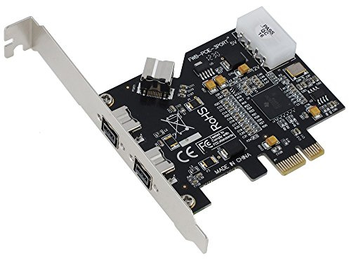SEDNA - PCI-Express IEEE 1394b FireWire 3 Port Controller Card (2 External + 1 Internal)