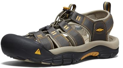 Keen Herren Newport H2 Sandalen Trekking-& Wanderschuhe, Grün (Raven/Aluminum), 42.5 EU