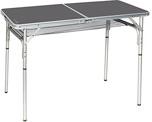 Bo-Camp - Tisch - Grau - Koffer-Modell - 120x60cm