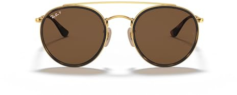 Ray-Ban Rayban Unisex-Erwachsene 0RB3647N 001/57 51 Sonnenbrille, Gold (Gold/Polarbrown)
