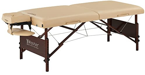 Master Massage Del Ray Mobile Massageliege Kosmetikliege Therapiebett Behandlungsliege Massagebank Klappbar Holz 76cm Beige