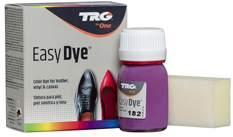 TRG The One Easy Dye, Farbe zur Wiederherstellung der Lederschuhfarbe, Violett (182 Deep Purple), 25 ml