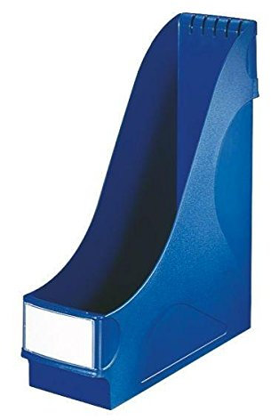 8er Sparpack Leitz 2425 Stehsammler, extrabreit, A4, sehr stabil und standsicher (8, blau)