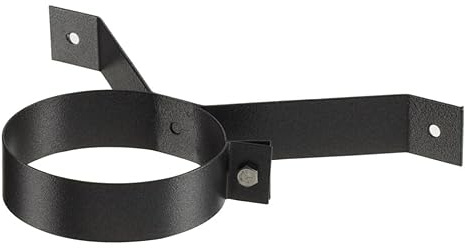 Collier mural noir dn80mm