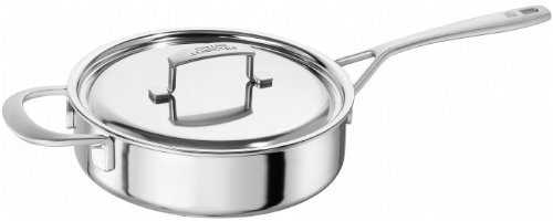 Henckels Sensation5 Stainless Steel 3 Quart Saute Pan with Lid 66007 240