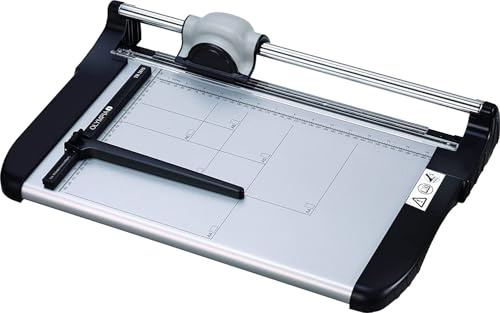 Olympia TR 3615 Rollenschneider | DIN A4 Papier Schneidegerät | Ideal für Papier, Karten & Fotos | Papierschneider bis zu 15 Blatt | 360 mm Arbeitsbreite | Papierschneidemaschine | Silber