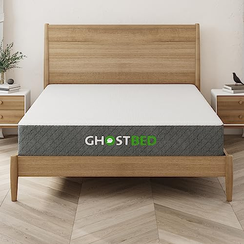 GhostBed Classic 11 Inch Memory Foam & Latex Mattress - Medium-Firm Feel, Made in The USA, Twin XL