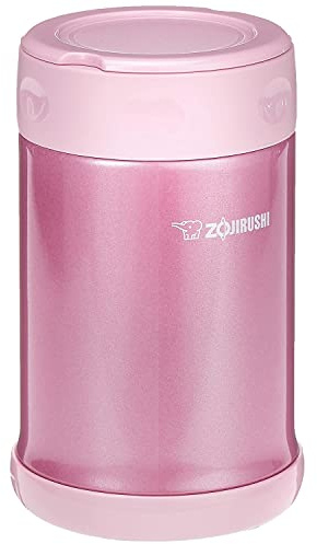 Zojirushi SW-EAE50PS Stainless Steel Food Jar 16.9 -Ounce/0.5-Liter Shiny Pink