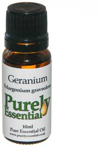Geranium Essential Oil 10ml Pure and Natural, Purely Essential