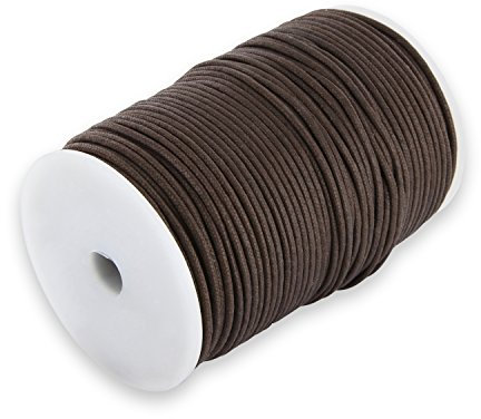 Auroris Cinta de algodón, marrón, 100 m