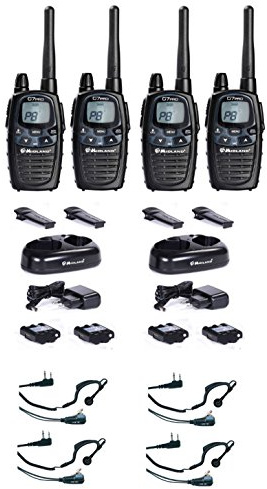 Midland 4 er Funkgerätekoffer G7 Pro Plus mit Headsets Funkhandy Funkgeräteset