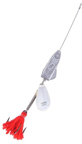 MAPSO - 5 Cucharillas de Pesca LUTXO-2 Plata 18 GMS.