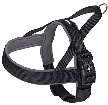 Nobby Norwegergeschirr Classic Preno, schwarz/grau L: 60-76 cm + 46 cm, B: 25/35 mm, 1 Stück