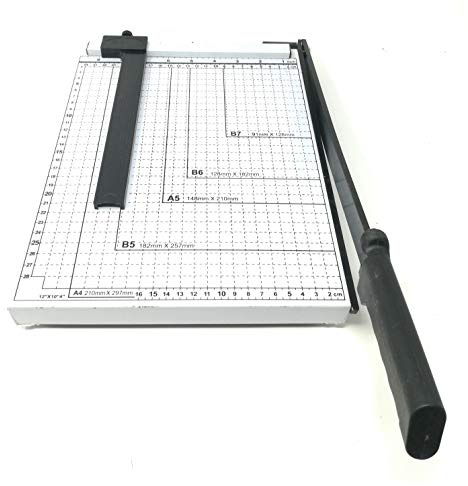 TAGLIERINA CUTTER PROFESSIONALE GHIGLIOTTINA CARTA FOGLI A4 LAMA PRECISIONE