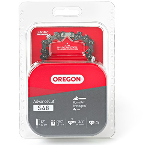 Oregon Chainsaw Chain for 12 Bar, 3/8 LP, .050 Gauge, 48 Drive Links