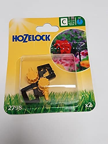 Hozelock HOZ2798 Mini Sprinkler, Black - Yellow, 4/13 mm