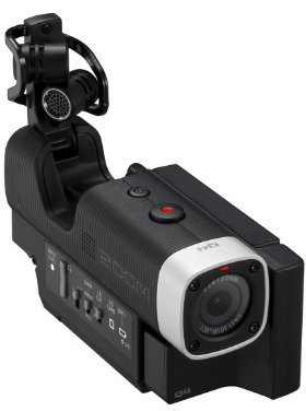 Zoom Q4 - Videocámara Full HD 1080p (3 MP, Pantalla de 2), Negro (Importado)