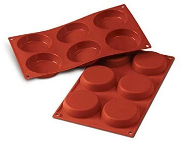 Stampo 300x175mm Silicone PROFESSIONALE Silikomart SF047 Flan Mould Ø80