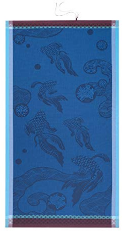 Le Jacquard Francais oceanique Abysse – Hamam Telo Mare Asciugamano da Bagno 100 x 200 cm