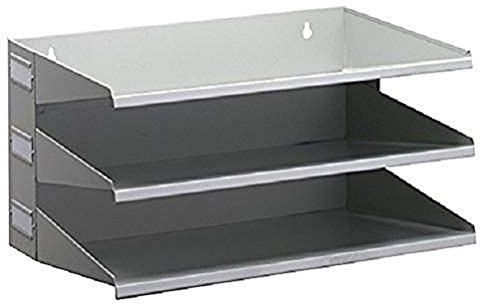 Durable 335910 Support de Tri (avec 3 Étagères), pour Table Ou Mur, Gris